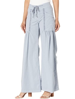 XCVI Willow Wide Leg Stretch Poplin Pants