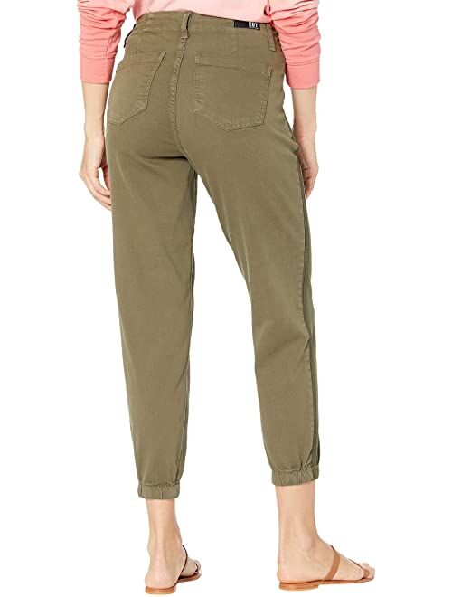 KUT from the Kloth Frida High-Rise Slim Track Pants