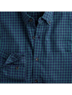 Brushed twill shirt in plaid