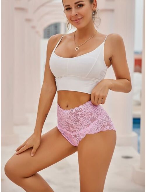 Shein FINETOO Wide Waistband Lace Panty