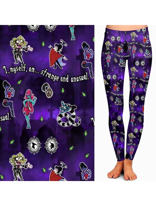 Strange And Unusual Beetlejuice Leggings OS TC TC2