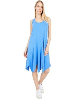 Mod-o-doc Cotton Modal Spandex Jersey Swirl Seam Tank Dress