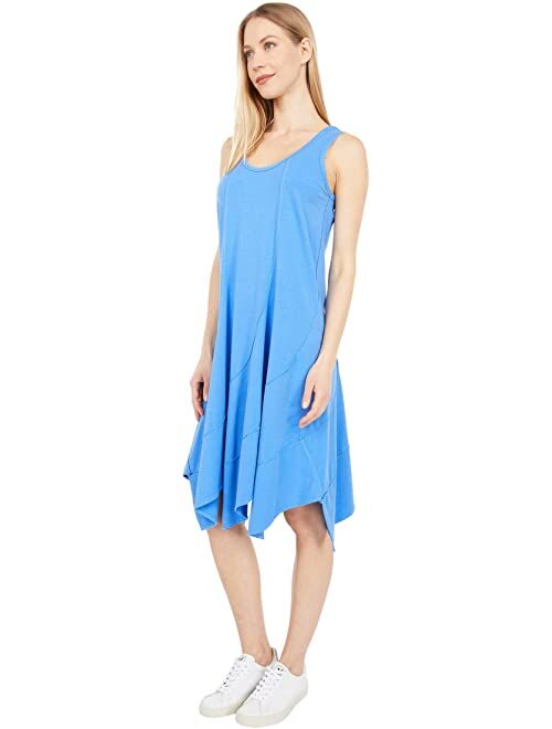 Mod-o-doc Cotton Modal Spandex Jersey Swirl Seam Tank Dress