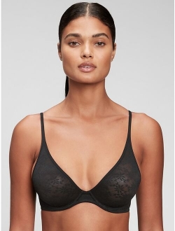 Bare Natural Recycled Lace Plunge Bra