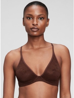 Bare Natural Recycled Lace Plunge Bra