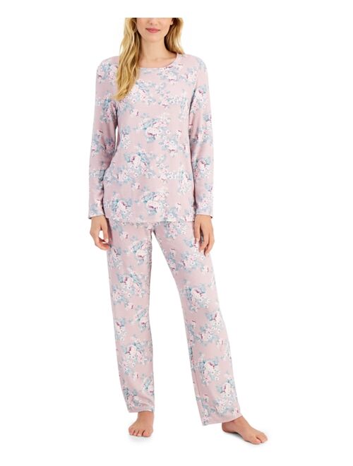 Charter Club Printed Hacci Pajama Set, Created for Macy's