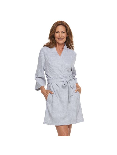 Women's Croft & Barrow® Waffle Texture Robe