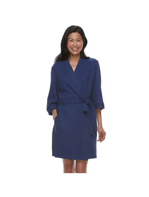 Women's Croft & Barrow® Waffle Texture Robe