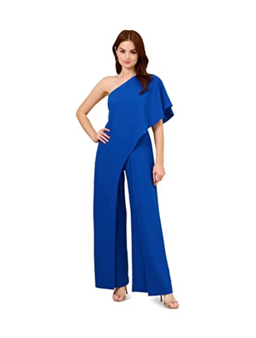 Adrianna Papell One-Shoulder Jumpsuit