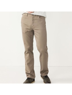 Regular-Fit 5-Pocket Knit Pants