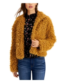 Self Esteem Juniors' Woobie Faux-Fur Jacket