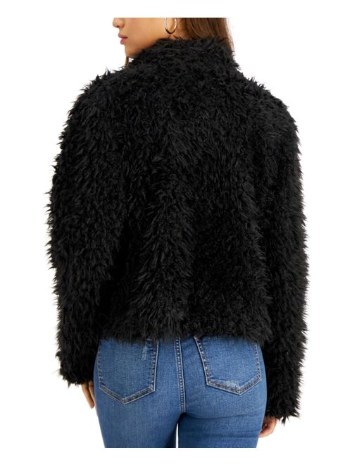 Self Esteem Juniors' Woobie Faux-Fur Jacket