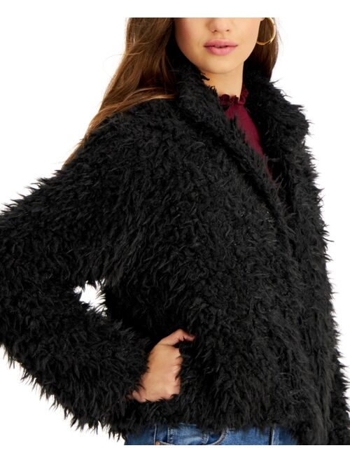 Self Esteem Juniors' Woobie Faux-Fur Jacket