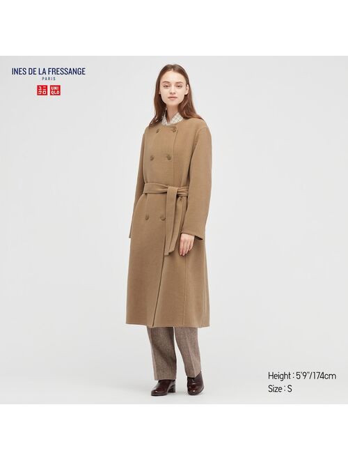 Uniqlo WOMEN WOOL BLEND COAT (INES DE LA FRESSANGE)