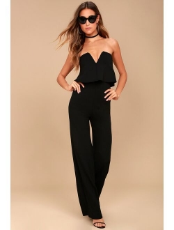 Power of Love Red Strapless Jumpsuit