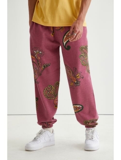 UO Exploded Paisley Print Sweatpant