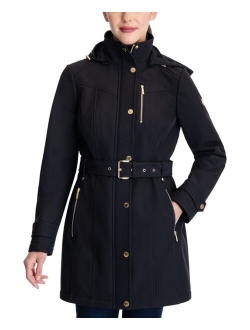 Hooded Belted Raincoat, Created for Macy's