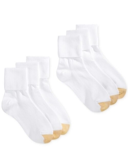 Women's Turn Cuff 6 Pack Socks, also available in Extended Sizes