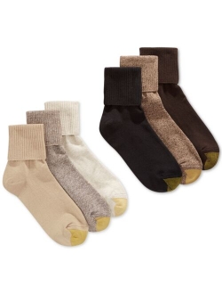 Women's Turn Cuff 6 Pack Socks, also available in Extended Sizes