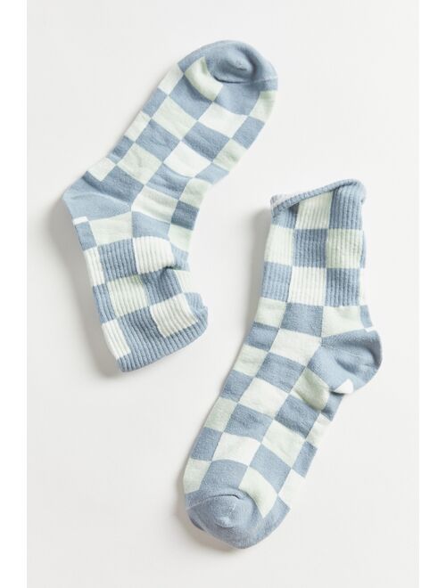 Urban outfitters Buffalo Check Crew Sock