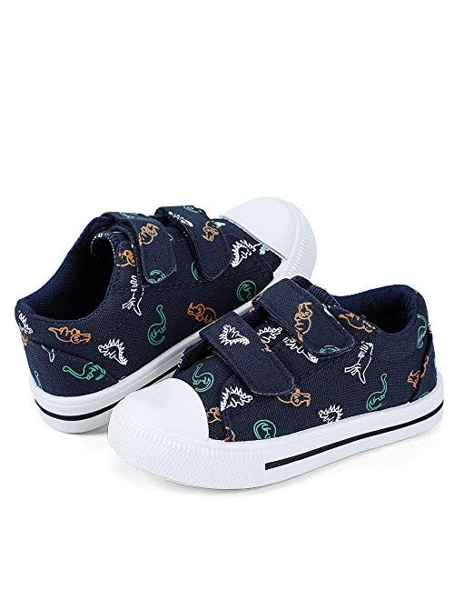 nerteo Toddler Boys & Girls Shoes Kids Canvas Sneakers