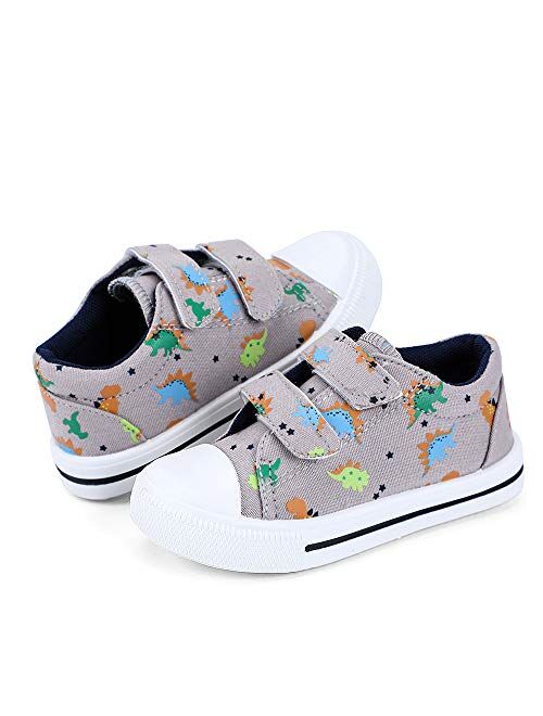 nerteo Toddler Boys & Girls Shoes Kids Canvas Sneakers