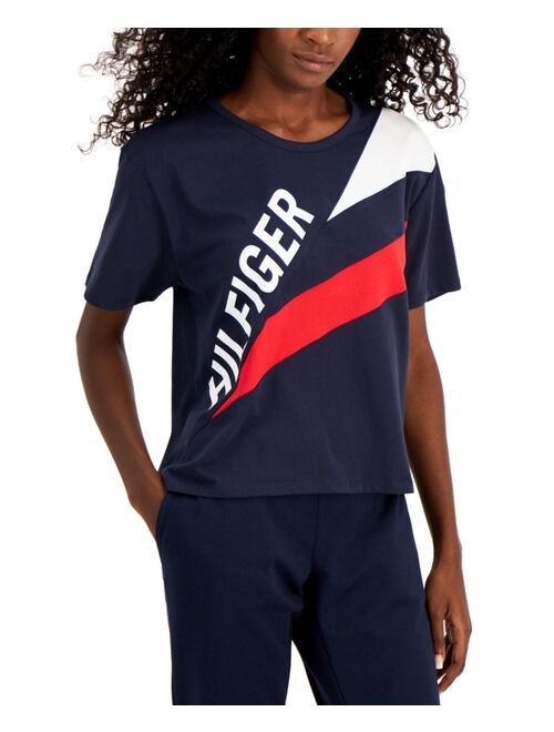 Tommy Hilfiger Graphic Cropped T-Shirt