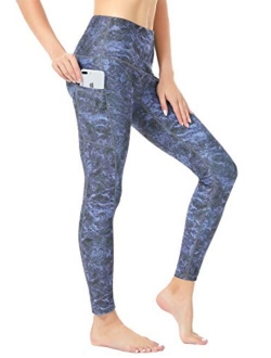 SILKWORLD Fleece Lined Leggings for Women High Waist Thermal Yoga Pants with Hidden Pockets