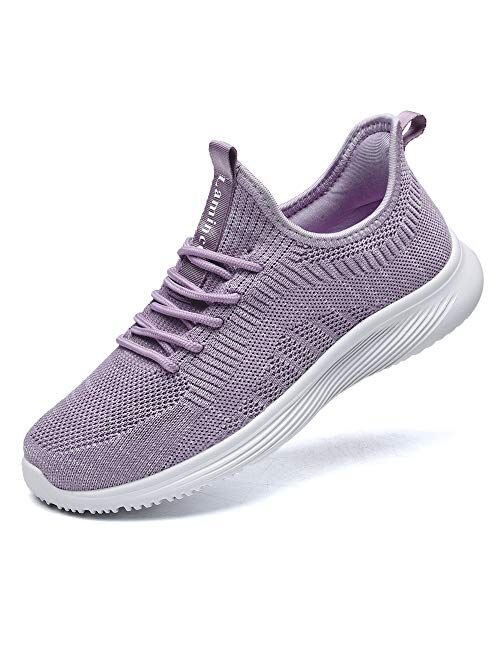 Lamincoa Womens Walking Shoes Slip On Lightweight Athletic Comfort Casual Memory Foam Tennis Sneakers for Gym Running Work