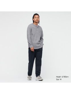 WAFFLE HENLEY LONG-SLEEVE T-SHIRT