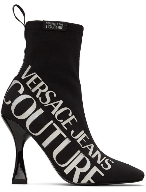 Versace Black Logo Lottie Boots