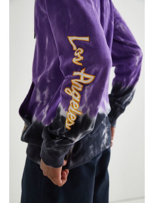 Mitchell & Ness Los Angeles Tie-Dye Hoodie Sweatshirt