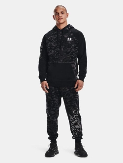 Men's UA Rival Fleece Camo Script Hoodie