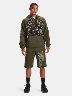 Men's UA Rival Fleece Camo Script Hoodie