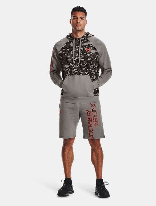 Under Armour Men's UA Rival Fleece Camo Script Hoodie