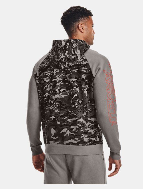 Under Armour Men's UA Rival Fleece Camo Script Hoodie