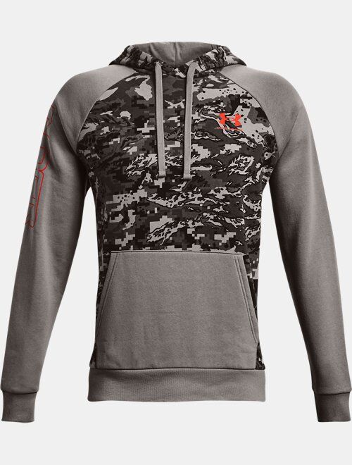 Under Armour Men's UA Rival Fleece Camo Script Hoodie