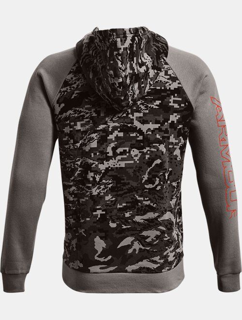 Under Armour Men's UA Rival Fleece Camo Script Hoodie