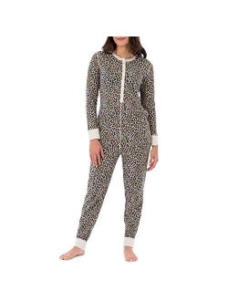 Buy Hotouch Womens One Piece Pajama Union Suit Thermal Underwear Set  Sleepwear Pajama Jumpsuit Union S-XXL online