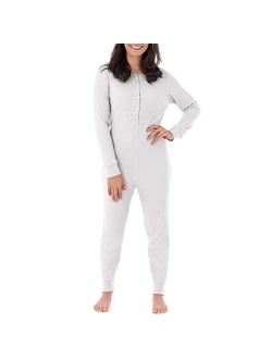 Women's Micro Waffle Premium Thermal Union Suit