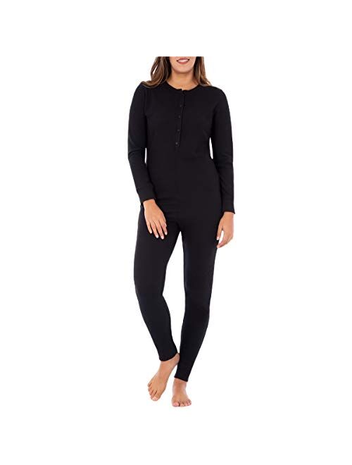 Fruit of the Loom Women's Micro Waffle Premium Thermal Union Suit