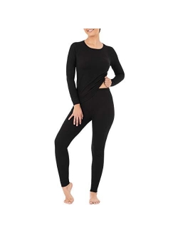 womens Micro Waffle Premium Thermal Set