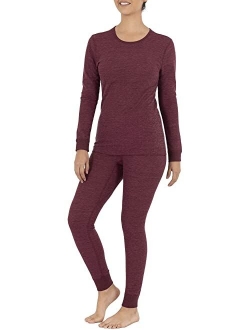 womens Micro Waffle Premium Thermal Set