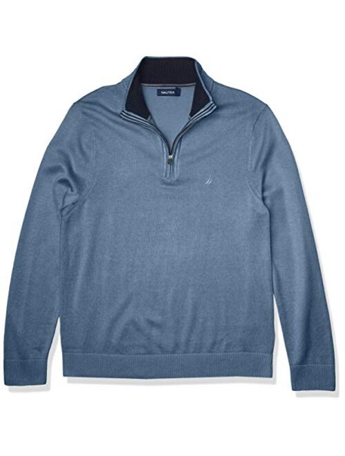 Nautica Men's Quarter-Zip Sweater