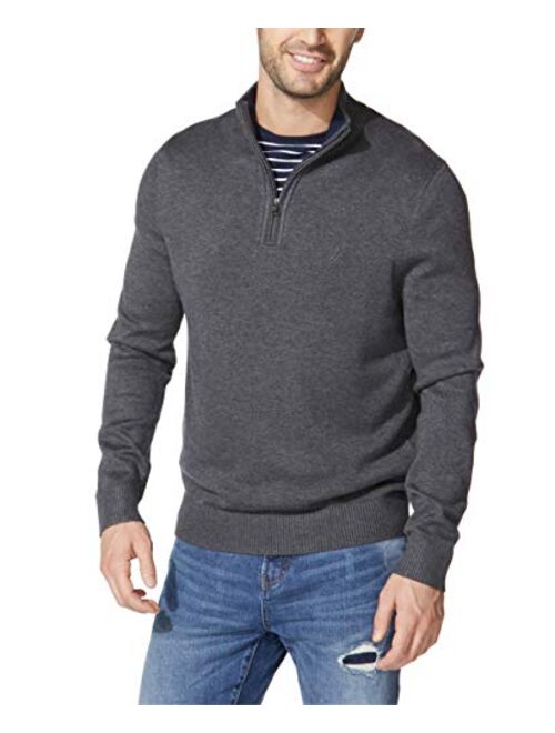 Nautica Men's Quarter-Zip Sweater