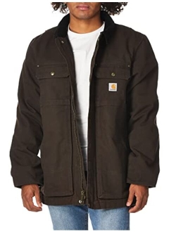 Men's Full Swing Relaxed Fit Washed Duck Insulated Traditional Coat