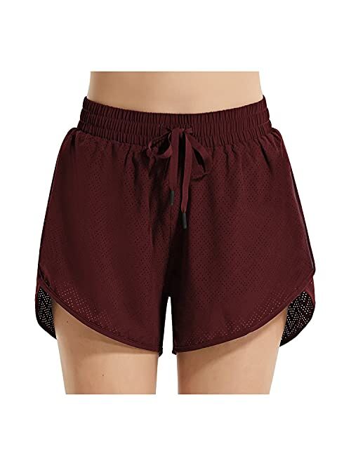 BALEAF Women's 3" Quick Dry Mesh Summer Shorts Beach Board UPF50+ Swim Bottom