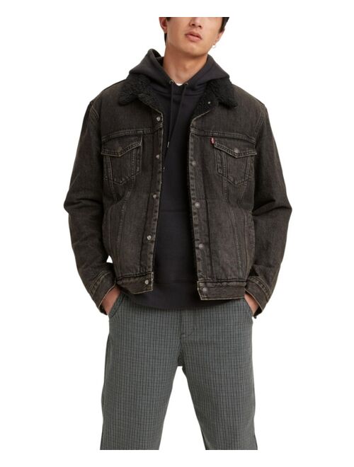 Levi's Men's Sherpa Denim Trucker Jacket