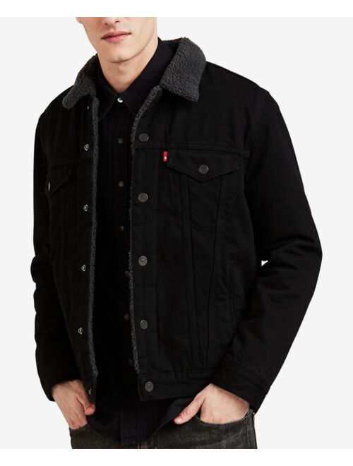 Levi's Men's Sherpa Denim Trucker Jacket