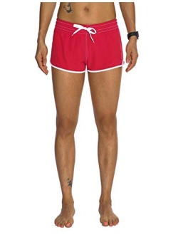 unitop Womens Bathing Boardshorts Swim Shorts Quick Dry with Lining